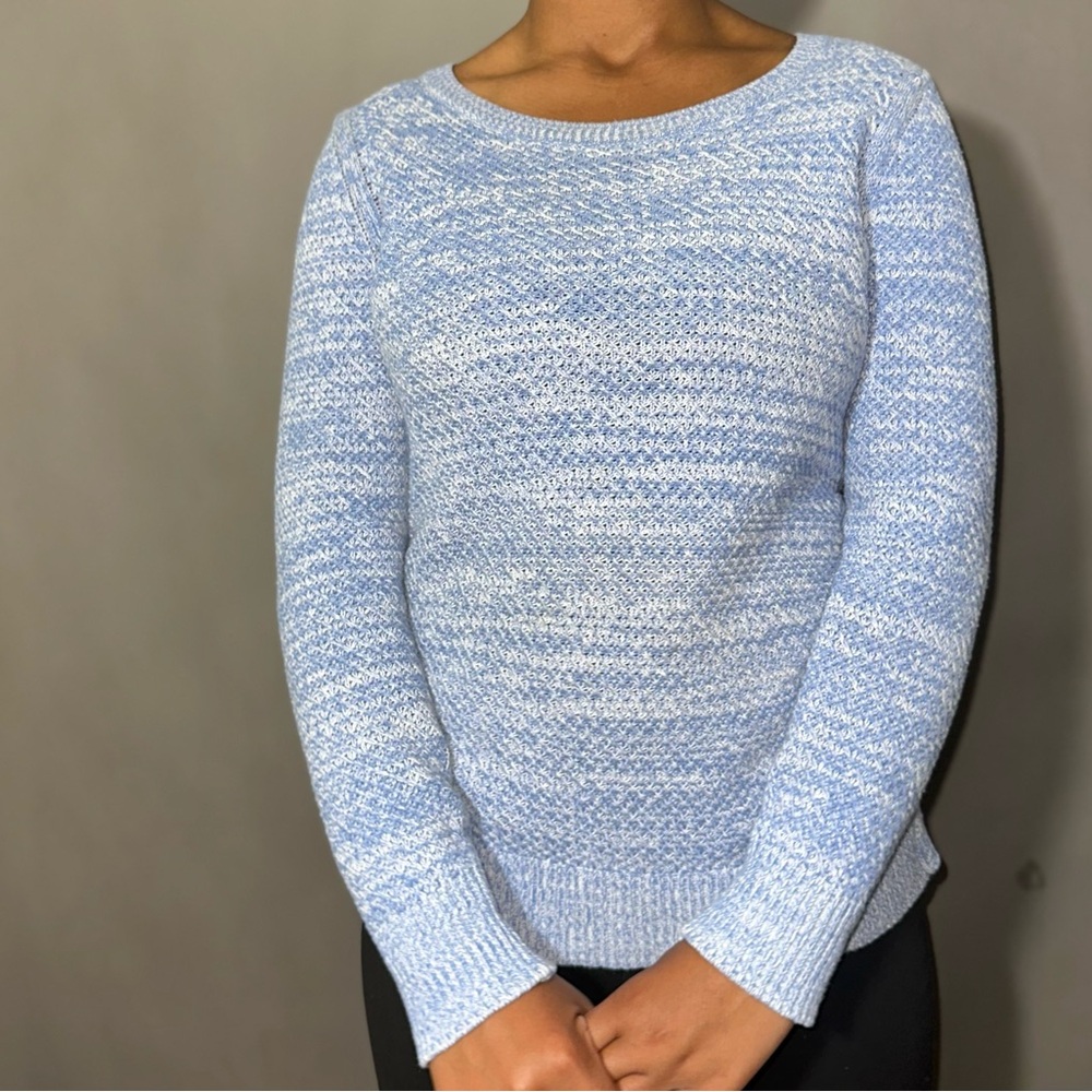 Women's Blue Knit Sweater